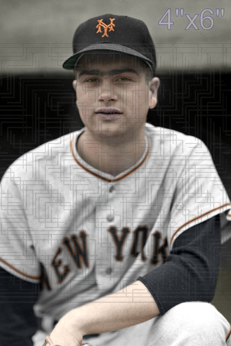 Joe Amalfitano - 1954-55 New York Giants - choose a size & style