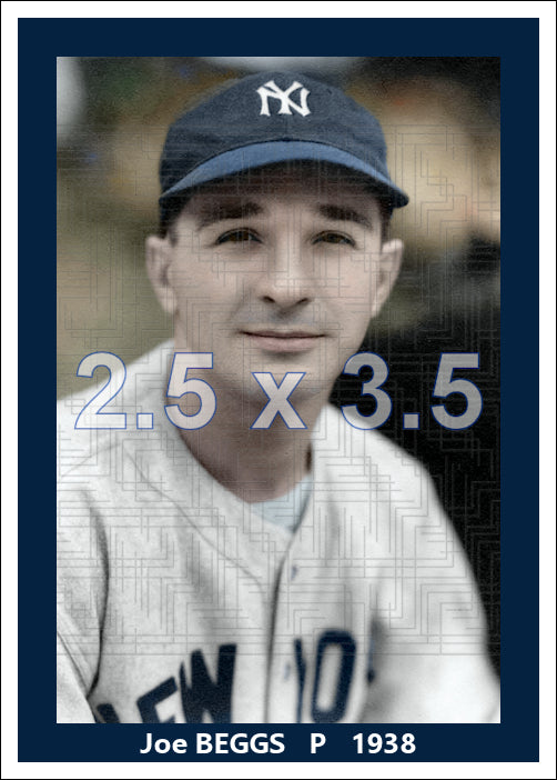 Joe Beggs - 1938 New York Yankees - choose a size & style