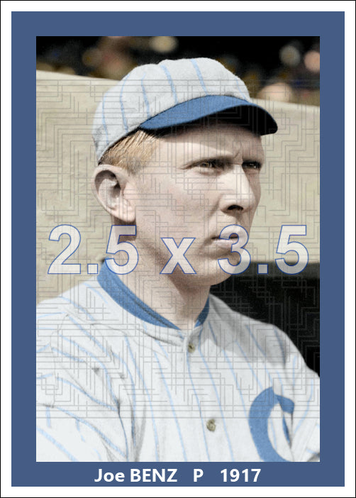 Joe Benz - 1917 Chicago White Sox - choose a size & style