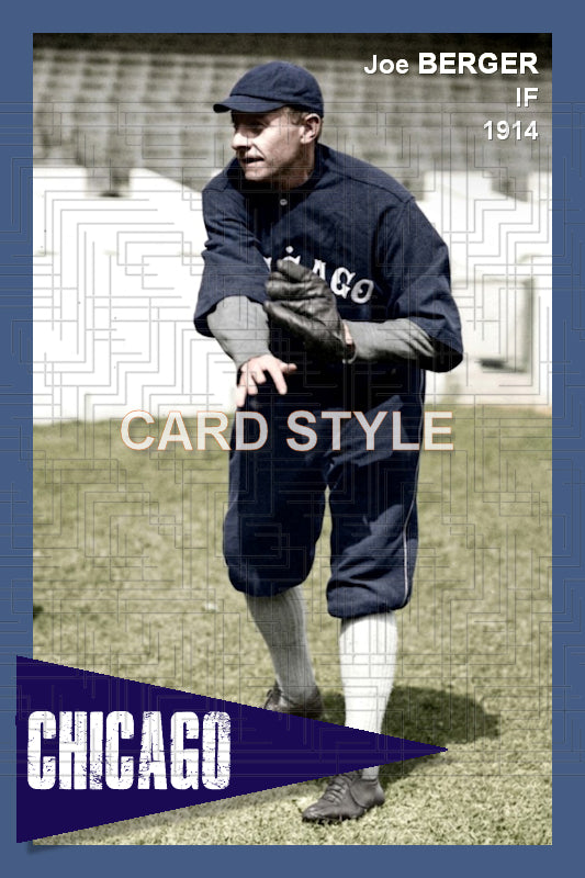 Joe Berger - 1914 Chicago White Sox - choose a size & style