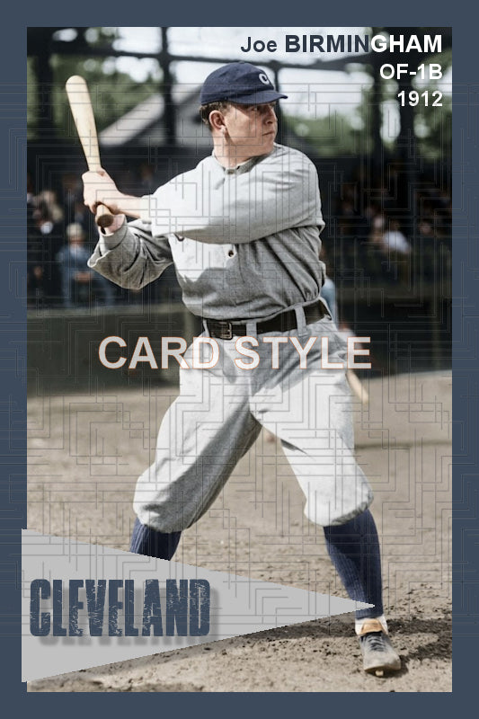 Joe Birmingham - 1912 Cleveland Naps - choose a size & style