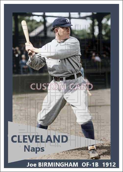 Joe Birmingham - 1912 Cleveland Naps - choose a size & style