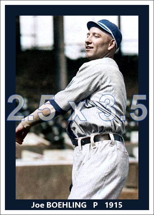 Joe Boehling - 1915 Washington Senators - choose a size & style