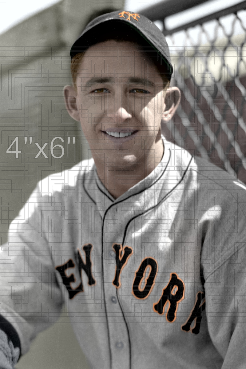 Joe Bowman - 1934 New York Giants - choose a size & style