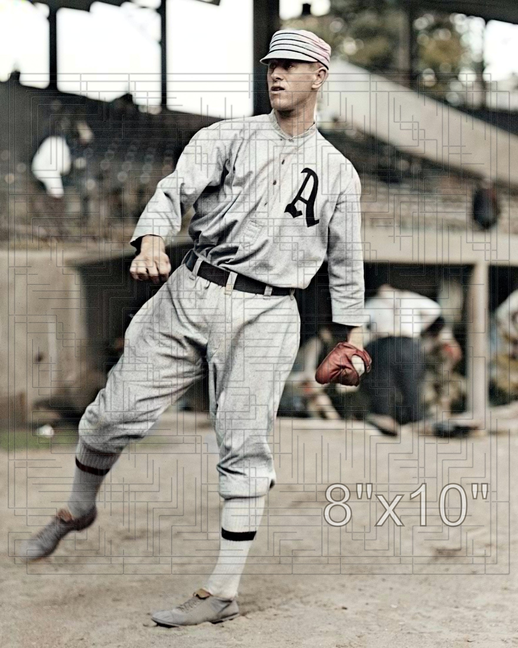 Bullet Joe Bush - 1914 Philadelphia Athletics - choose a size & style
