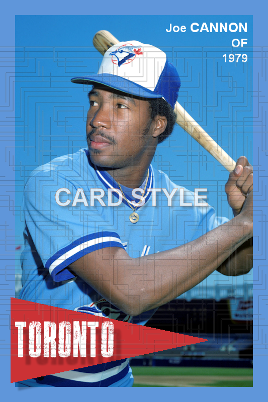 Joe Cannon - 1979 Toronto Blue Jays - choose a size & style