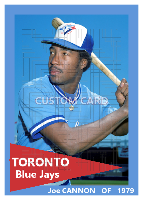 Joe Cannon - 1979 Toronto Blue Jays - choose a size & style