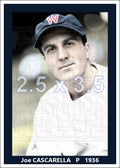 Joe Cascarella - 1936 Washington Senators - choose a size & style