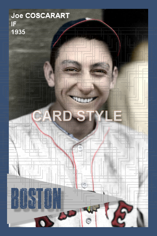 Joe Coscarart - 1935 Boston Braves - choose a size & style