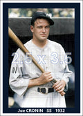Joe Cronin - 1932 Washington Senators - choose a size & style