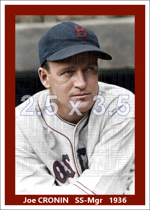 Joe Cronin - 1936 Boston Red Sox - choose a size & style
