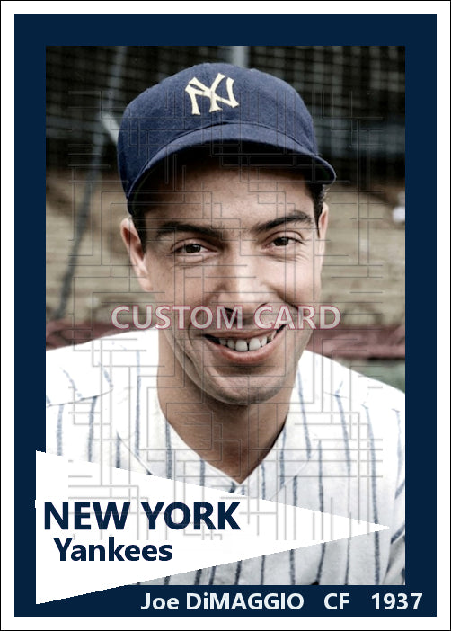 Joe DiMaggio - 1937 New York Yankees - choose a size & style