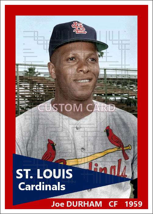 Joe Durham - 1959 St. Louis Cardinals - choose a size & style
