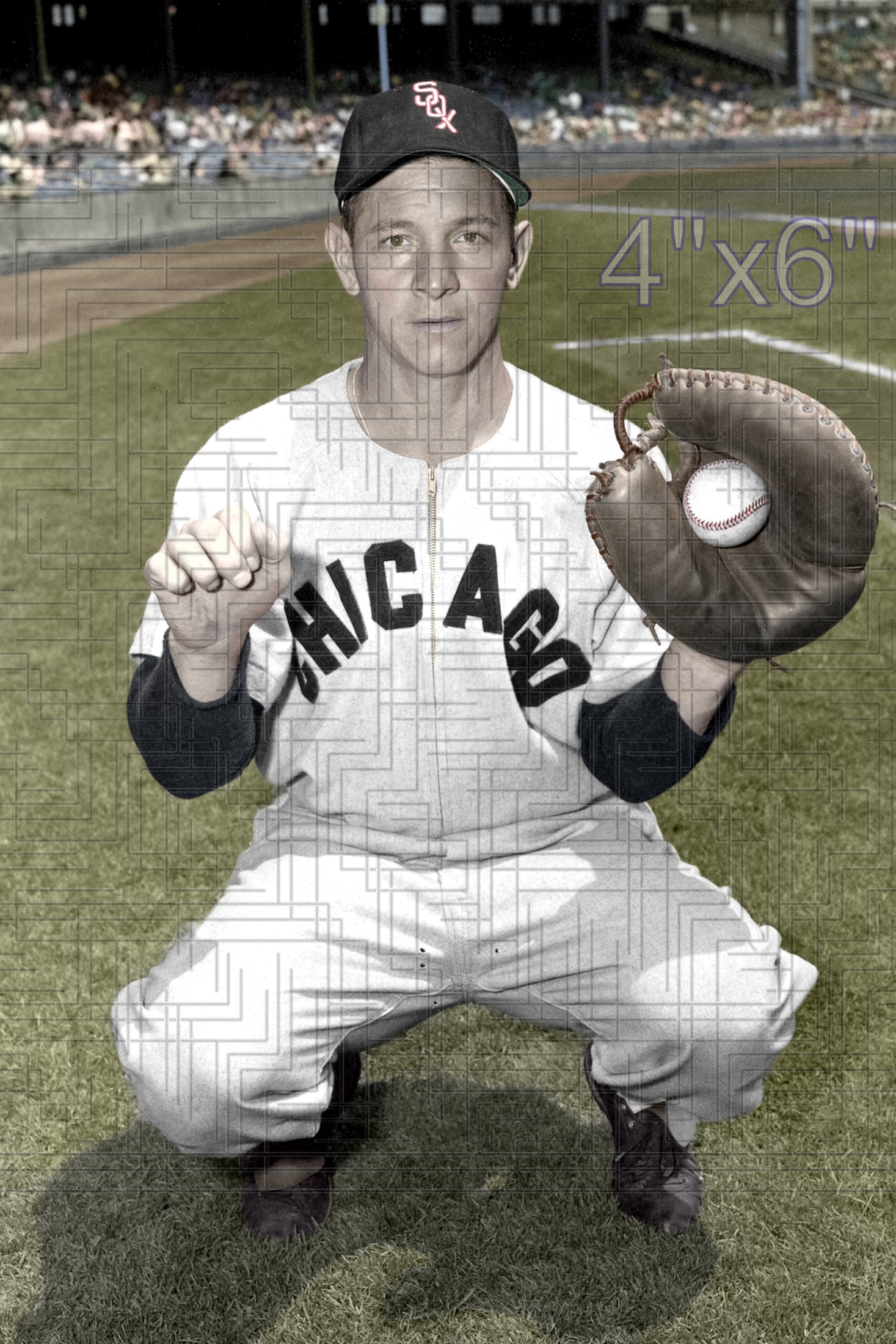 Joe Erautt - 1951 Chicago White Sox - choose a size & style