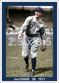 Joe Evans - 1917 Cleveland Indians - choose a size & style