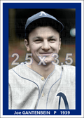 Joe Gantenbein - 1939 Philadelphia Athletics - choose a size & style