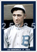Joe Genewich - 1924 Boston Braves - choose a size & style