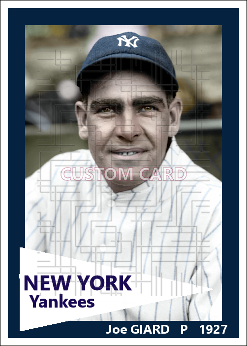 Joe Giard - 1927 New York Yankees - choose a size & style