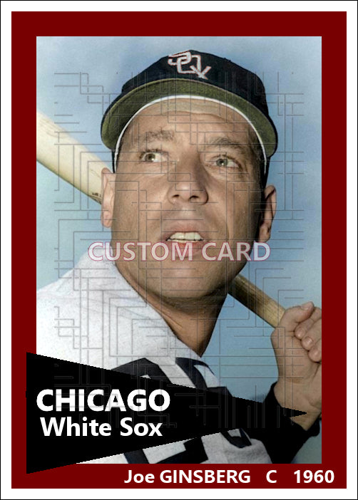 Joe Ginsberg - 1960 Chicago White Sox - choose a size & style