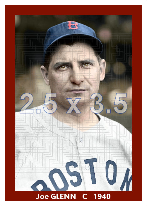 Joe Glenn - 1940 Boston Red Sox - choose a size & style
