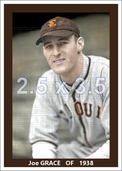 Joe Grace - 1938 St. Louis Browns - choose a size & style