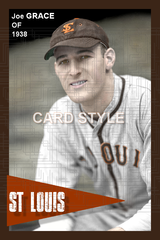 Joe Grace - 1938 St. Louis Browns - choose a size & style