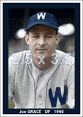 Joe Grace - 1946 Washington Senators - choose a size & style