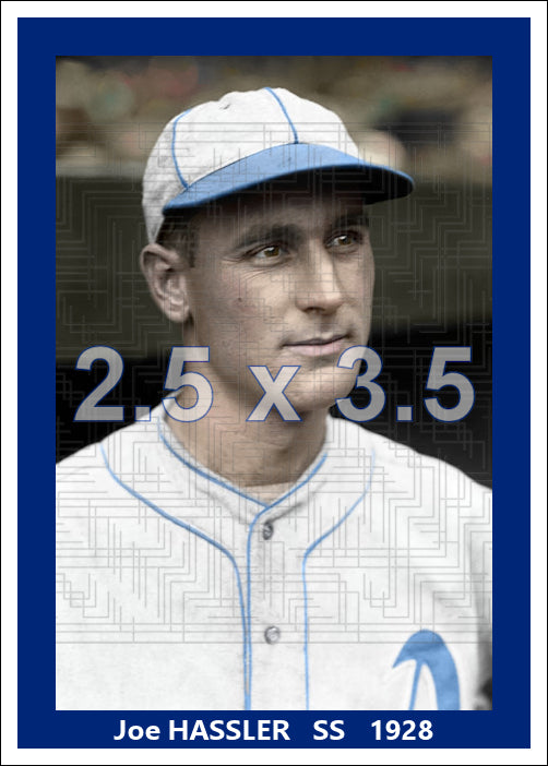 Joe Hassler - 1928 Philadelphia Athletics - choose a size & style