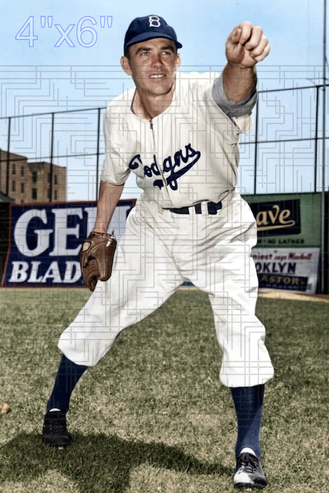 Joe Hatten - 1946 Brooklyn Dodgers - choose a size & style