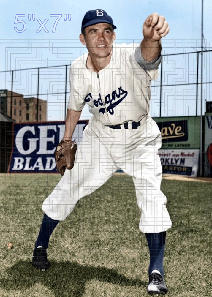 Joe Hatten - 1946 Brooklyn Dodgers - choose a size & style