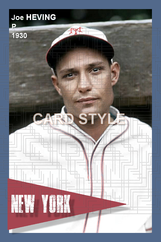 Joe Heving - 1930 New York Giants - choose a size & style