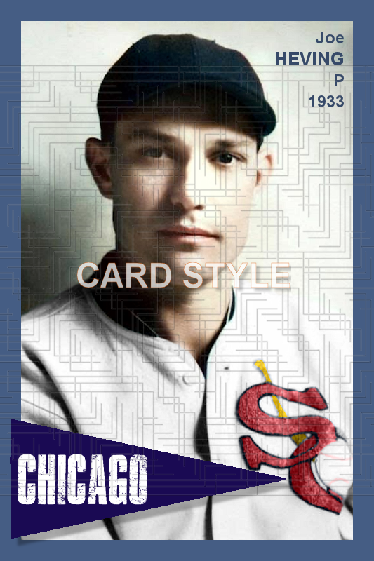 Joe Heving - 1933 Chicago White Sox - choose a size & style