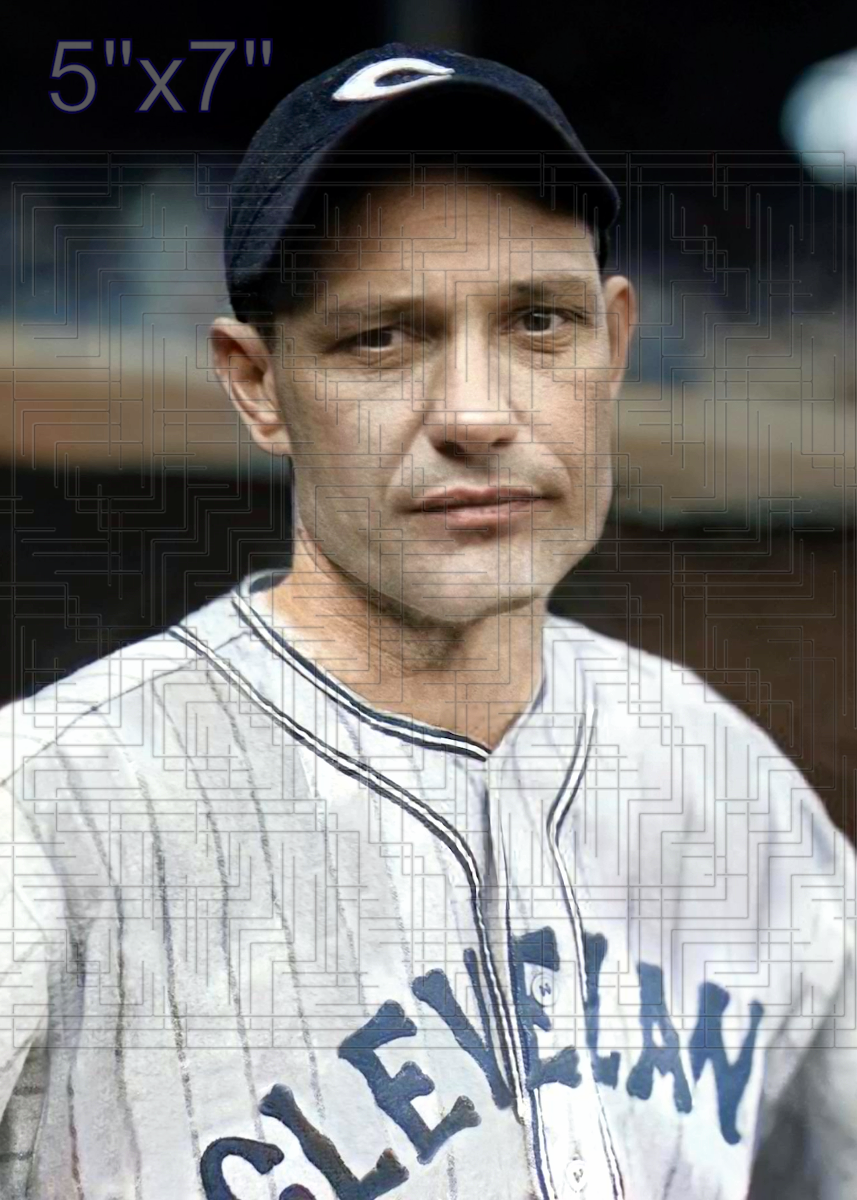 Joe Heving - 1937 Cleveland Indians - choose a size & style