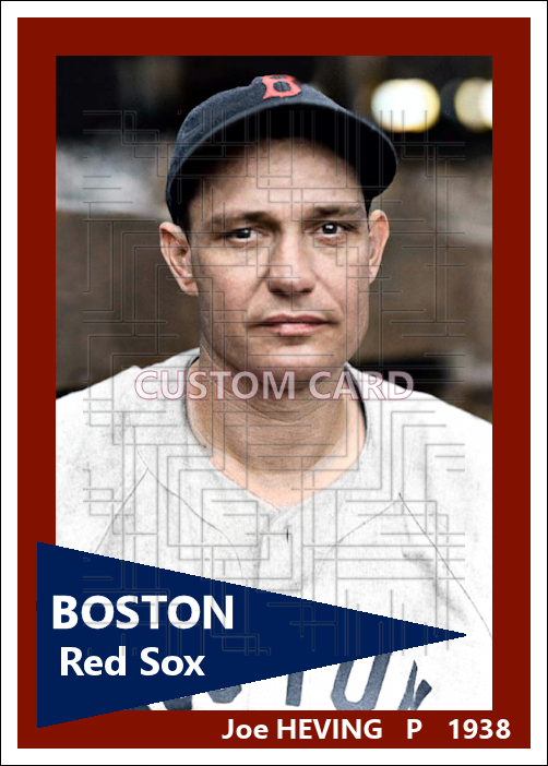Joe Heving - 1938 Boston Red Sox - choose a size & style