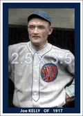 Joe Kelly - 1917 Boston Braves - choose a size & style