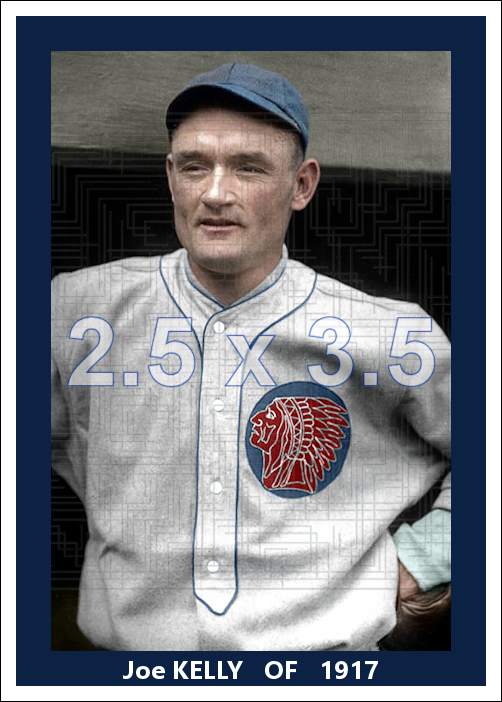 Joe Kelly - 1917 Boston Braves - choose a size & style