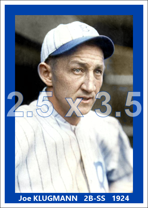 Joe Klugman - 1924 Brooklyn Robins - choose a size & style
