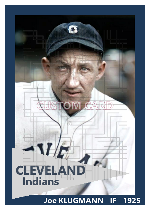 Joe Klugman - 1925 Cleveland Indians - choose a size & style