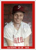 Joe Koppe - 1959 Philadelphia Phillies - choose a size & style