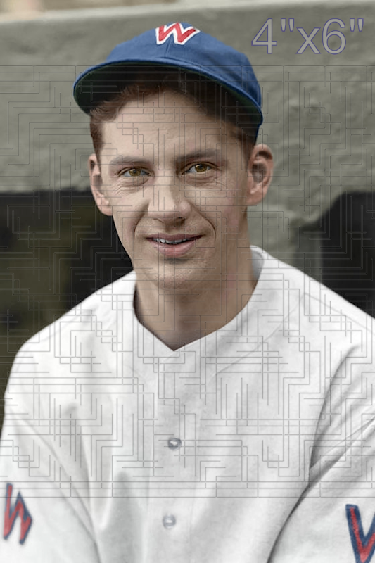 Joe Kuhel - 1936 Washington Senators - choose a size & style