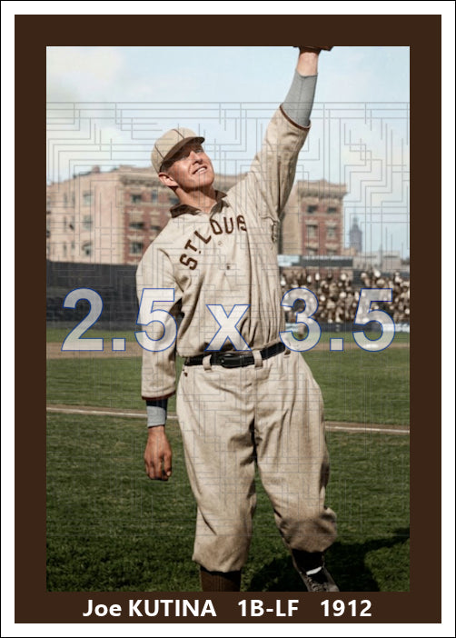 Joe Kutina - 1912 St. Louis Browns - choose a size & style