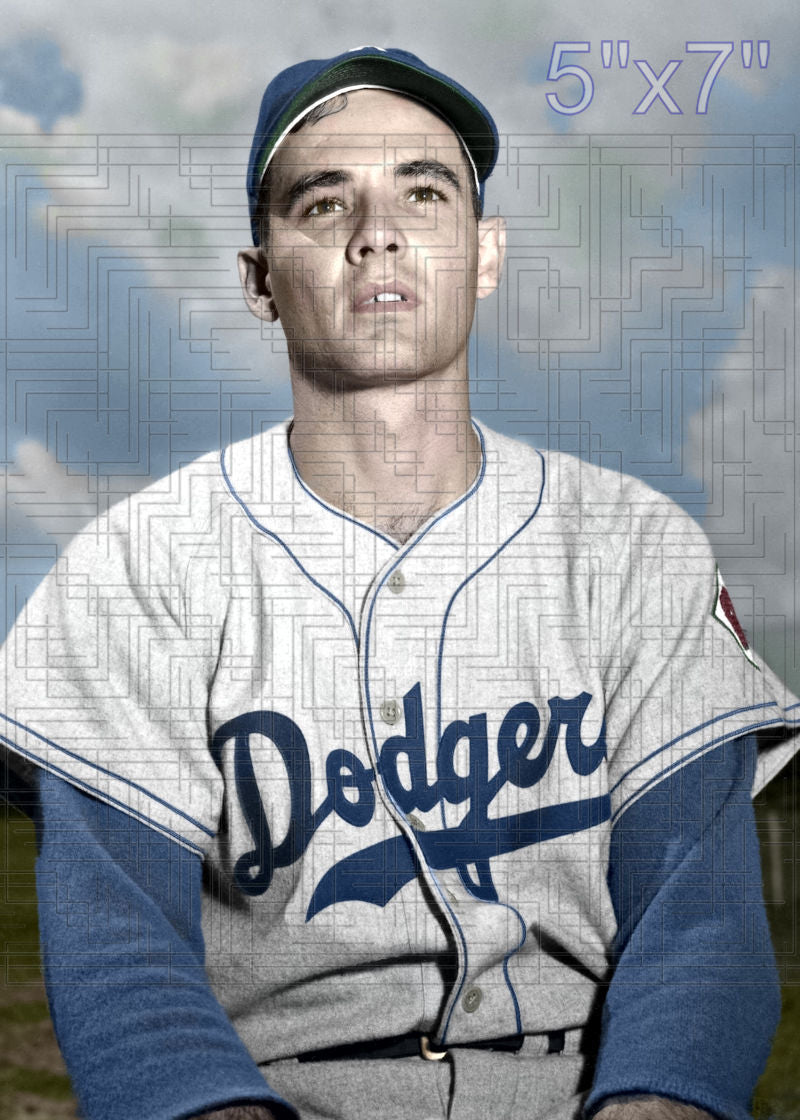 Joe Landrum - 1951 Brooklyn Dodgers - choose a size & style