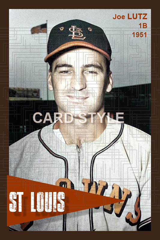 Joe Lutz - 1951 St. Louis Browns - choose a size & style