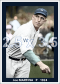 Joe Martina - 1924 Washington Senators - choose a size & style