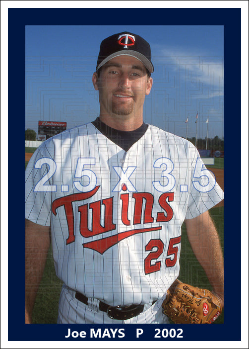 Joe Mays - 2002 Minnesota Twins - choose a size & style