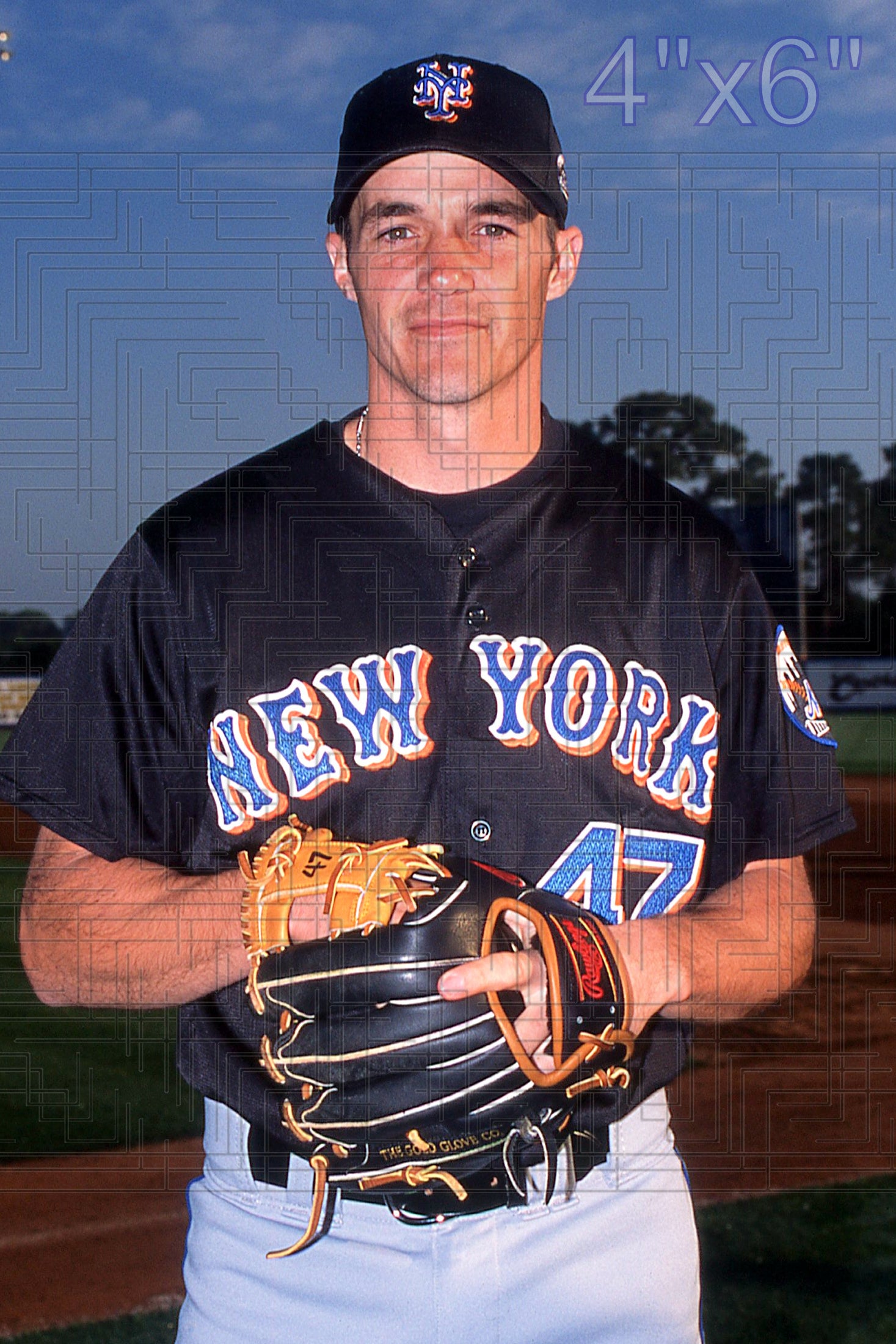 Joe McEwing - 2002 New York Mets - choose a size & style