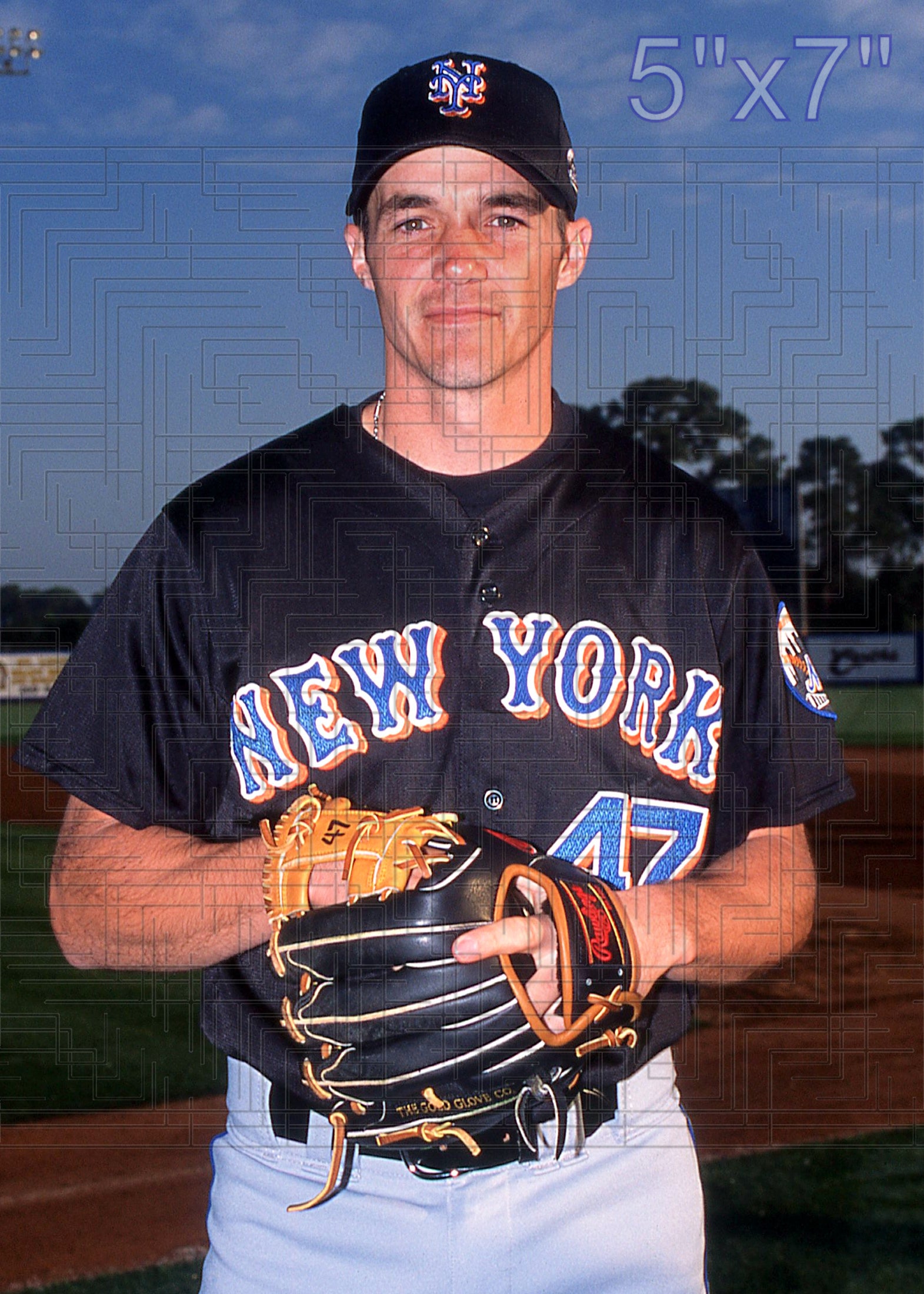 Joe McEwing - 2002 New York Mets - choose a size & style