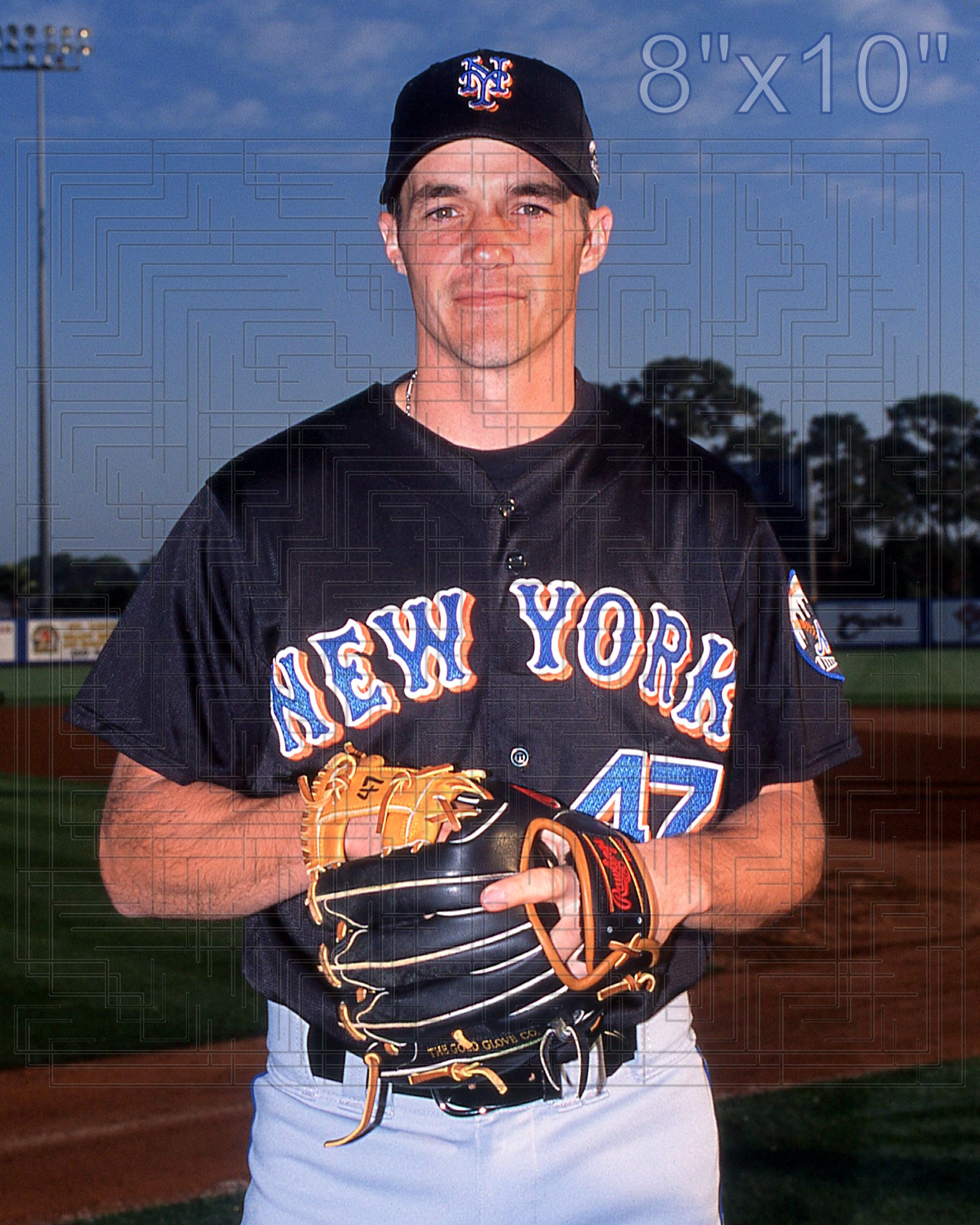 Joe McEwing - 2002 New York Mets - choose a size & style