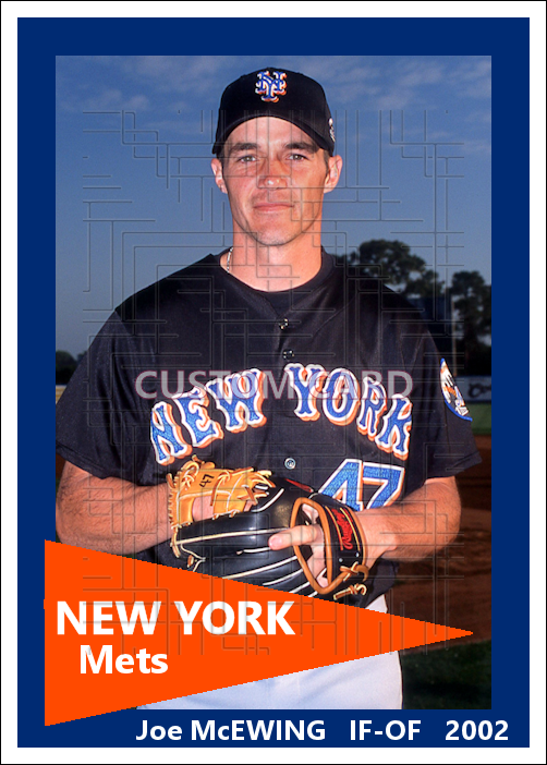 Joe McEwing - 2002 New York Mets - choose a size & style