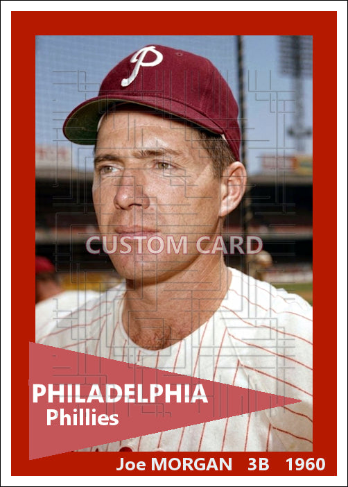 Joe Morgan - 1960 Philadelphia Phillies - choose a size & style